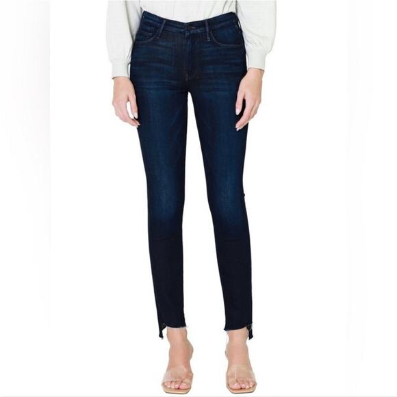 Mother Looker Two Step Ankle Fray in Now or Never Jeans size 24 - Picture 1 of 11